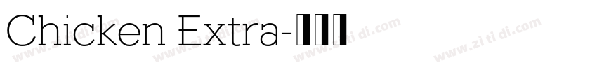 Chicken Extra字体转换 Chicken Extra字体转换